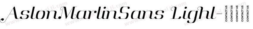 AstonMartinSans Light字体转换